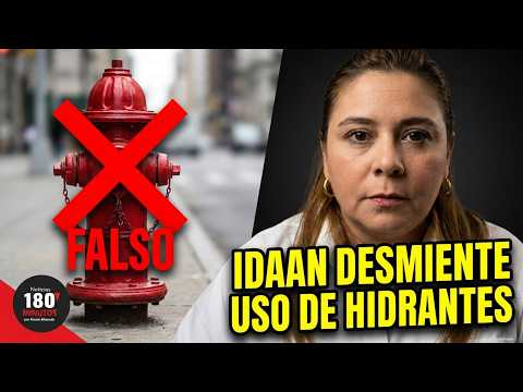 IDAAN DESMIENTE QUE ESTÉN USANDO AGUA DE HIDRANTES PARA LLENAR TANQUES EN LOS PARQUES