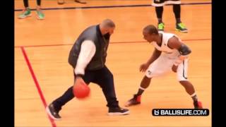 DJ Khaled Playing Basketball And It&#39;s HILARIOUS