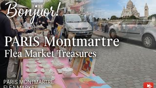 パリ蚤の市🇫🇷モンマルトルの週末蚤の市散策 Paris Flea Market walk #蚤の市 #fleamarket 