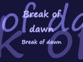 Michael Jackson- Break of dawn lyrics