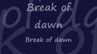Michael Jackson- Break of dawn lyrics