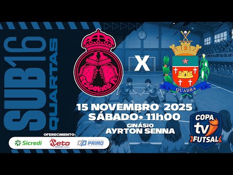SUB16 – Quartas – Ressakids Itapetininga X Prefeitura de Quadra – Copa TVitapê 2025 – 11:00