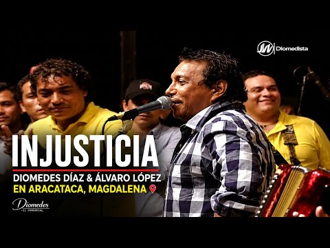Injusticia (REMASTERIZADO) Diomedes Díaz & Álvaro López en Aracataca, Magdalena 