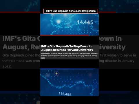 Thumbnail for Did You Know? IMF Gita Gopinath Announces Resignation #breakingnews #worldnews #leadershipchange by Gita Gopinath