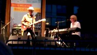 Ian Hunter &amp; The Rant Band- Up and Running - New Song-Rockefeller Park - NYC - 6/24/2009
