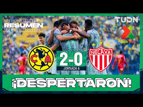 SUMMARY AND GOALS - América 2-0 Necaxa | Liga MX - Matchday 4 Clausura 2026 | TUDN