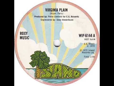 UK New Entry 1972 (161) Roxy Music - Virginia Plain