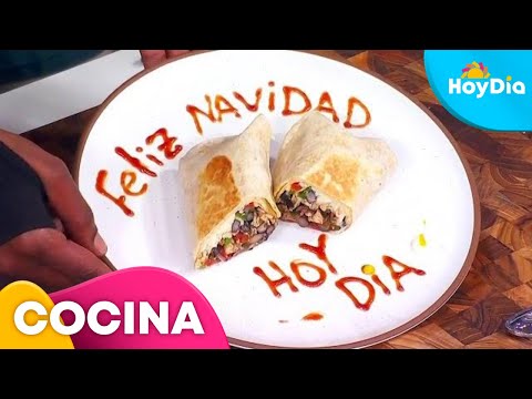 Burrito para el desayuno: Una receta ideal para compartir en familia | Hoy Día | Telemundo