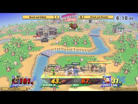 DBA2 Smash Wii U - Bwett & Infinity vs Oracle & Awestin - Winners Semis