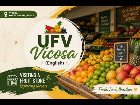 Fruit store at Vicosa, Minas Gerais