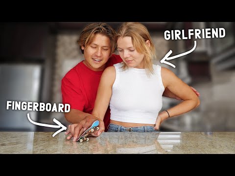 Teaching My Girlfriend to Fingerboard