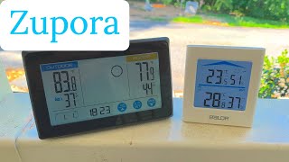 Reviewing 2 Different Zupora Indoor/Outdoor Wireless Weather Thermometers!