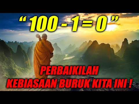100 - 1 = 0 !!!  FILOSOFI KEHIDUPAN SEDERHANA YANG PATUT KITA RENUNGKAN ! kebenaran kehidupan