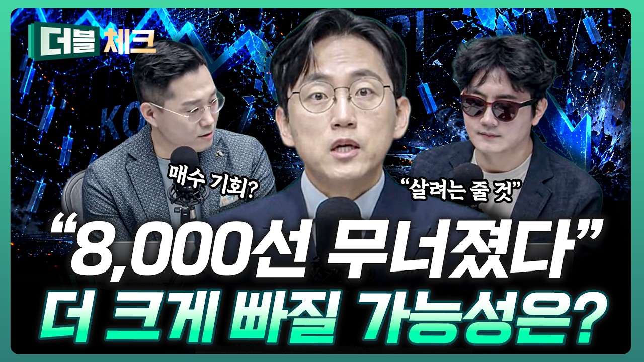 "비명지르는 코스피" 살려는 줄 것입니다, 그러나 그 다음은 | 장우진 작가 [더블 체크]