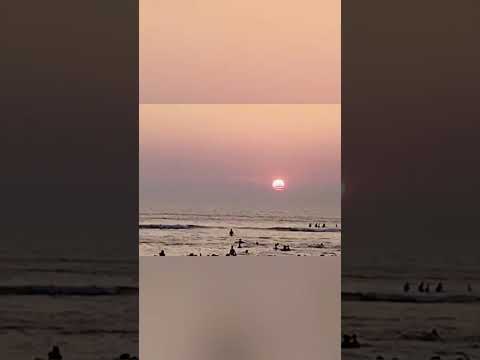 beautiful sunset in the Cox Bazar #beautiful #viral #video #nice view 🏖️🌥️