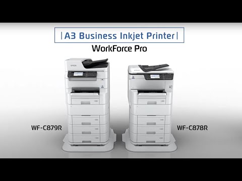Workforce epson wf-c878r a3+ color printer, for business