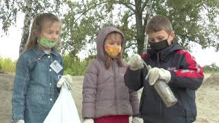 Сотні мішків сміття зібрали харків’яни поблизу водосховища на річці Уди