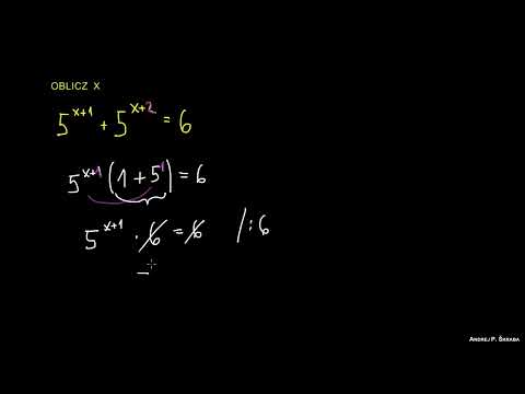 Równanie wykładnicze 2