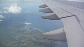 preview picture of video 'After take off at Mactan International Airport-CX920-18 June 2009'