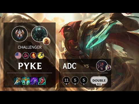 Pyke ADC vs Lucian - NA Challenger Patch 11.10