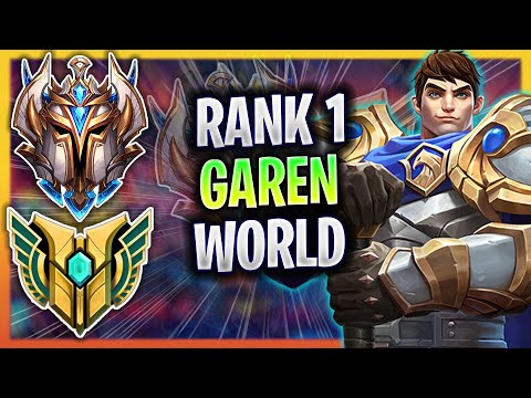 RANK 1 GAREN IN THE WORLD! | RANK 1 GAREN MID GAMEPLAY | RANK 1 GAREN GUIDE