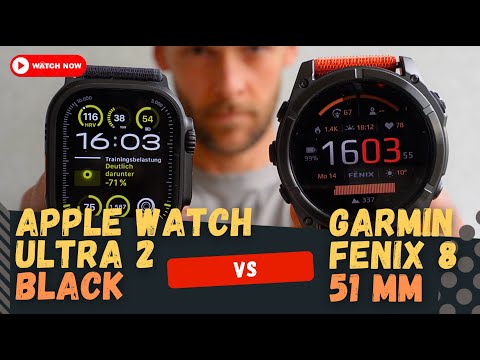 Apple Watch Ultra 2 Black VS Garmin Fenix ​​8 51mm: A clear result
