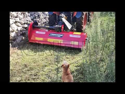 Trituradora de martillos para tractor Ceccato Trincione 290 enganche fijo, ancho 140 cm
