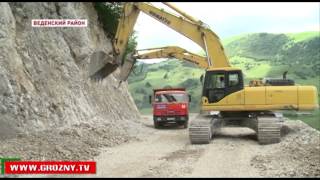 Минавтодор ведет работы по укладке асфальта до курортной зоны Казеной-Ам