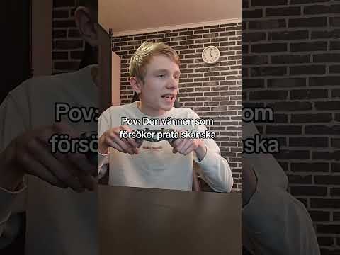 Tagga den vännen👇😂 #dealekt #skånska #humor #del1