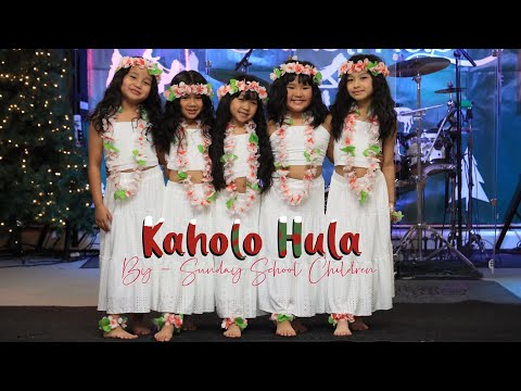 Kaholo Hula - Dance by Sunday School Children