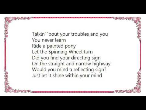 Blood Sweat  Tears - Spinning Wheel Live Lyrics