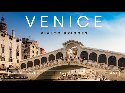 [4K] Veneza - Ponte Rialto | Itália - VENEZA 4K caminhando em VENEZA até as pontes RIALTO