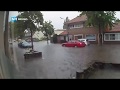TIMELAPSE: Straat stroomt volledig over in Hilversum