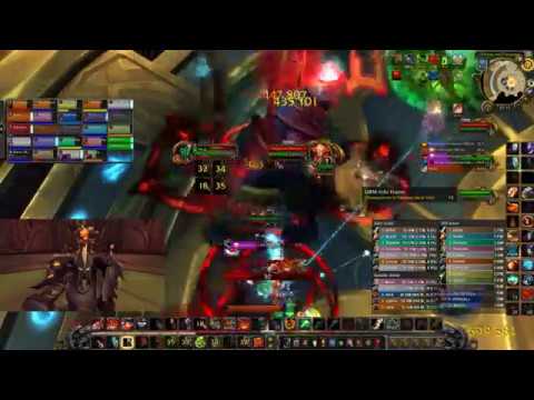 Exødar vs Argus the Unmaker Mythic - WoW Legion (Warrior Fury PoV)
