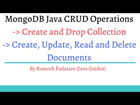 MongoDB Java CRUD Operations Example Tutorial