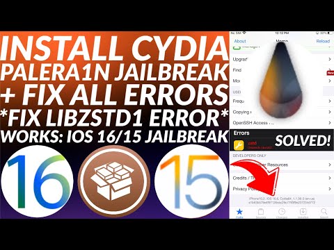 [UPDATED] How to Install Cydia iOS 16/15 on Palera1n Jailbreak & Fix All Errors | Full Easy Guide