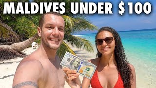 MALDIVES ON A BUDGET 🇲🇻 IS $100 POSSIBLE FOR A COUPLE?