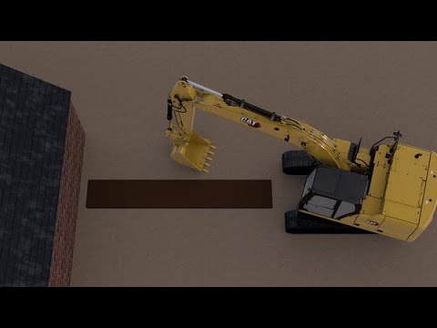 Cat® e-limiet wand voor graafmachines