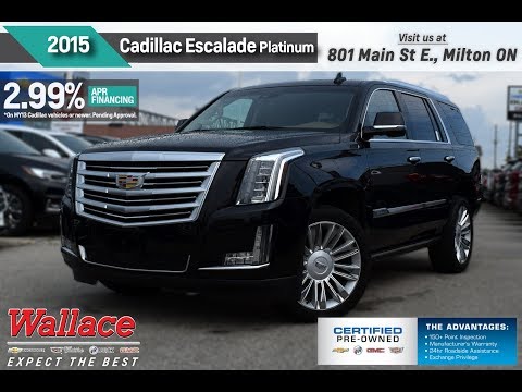 2017 Cadillac Escalade #359716A - Wallace Chevrolet Certified Pre-Owned