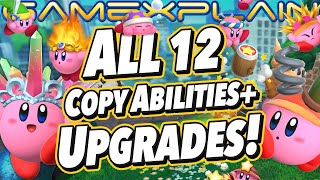All 12 Copy Abilities + UPGRADES Showcase | Kirby and the Forgotten Land!