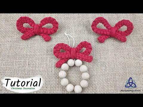 DIY Macrame Christmas Tree Decoration EASY Christmas Crafts