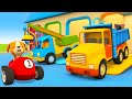 Helper Cars Cartoons Full Episodes Playground For Puppy Street Vehicles Car Cartoons