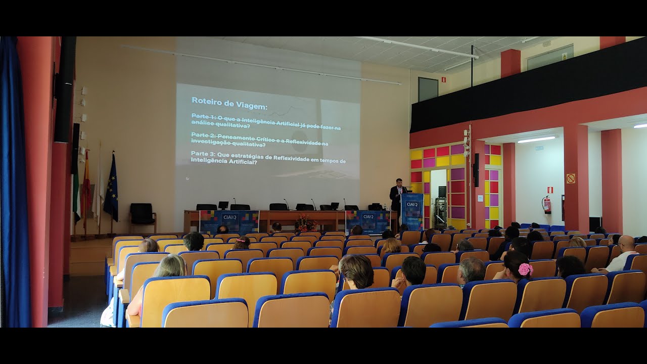 CIAIQ2024 | Conferência Plenária: 'Importância da Reflexividade e do Pensamento Crítico na...'