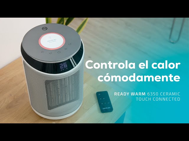 Cecotec ReadyWarm 6350 Ceramic Touch Connected Calefactor Cerámico 2000W video