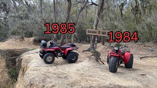 1984 ATC 200M and 1985 Fourtrax 250 At Croom