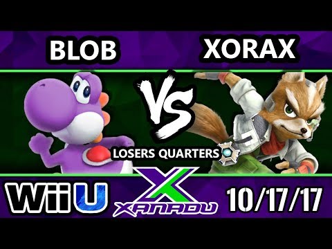 S@X 224 Smash 4 - Blob (Yoshi) Vs. Xorax (Fox) - SSB4 Losers Quarters - Smash for Wii U.