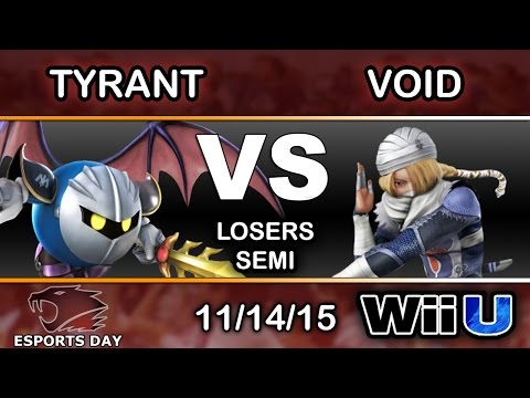 eSports Day – NME | Tyrant (Meta Knight) Vs. VoiD (Sheik) Losers Semi - Smash Wii U