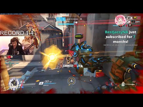 SUPER INSANE REINHARDT GAMEPLAY OVERWATCH SEASON 32 TOP 500