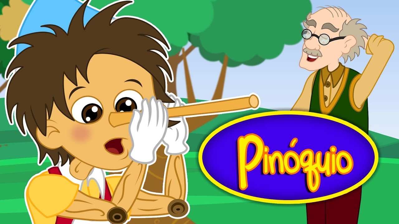 Pinóquio  - Historia completa - Desenho animado infantil com Os Amiguinhos