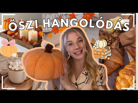 HANGOLÓDJUNK AZ ŐSZRE | haul, dekorálás, sütés 🍂🧸🤎